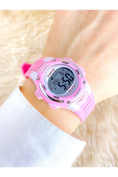 Samstar Alarm-Light-Stopwatch-5 Atm Waterproof-Gift Children's Wristwatch