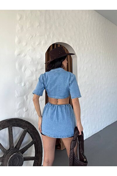 Icoop Bel Açık Mini Elbise