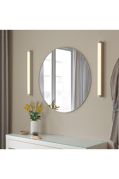 Gharaib Al Tuhaf Round mirrors, white color, size: 100 cm
