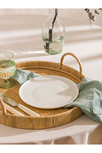 LC Waikiki White Porcelain Cake Plate 21 cm