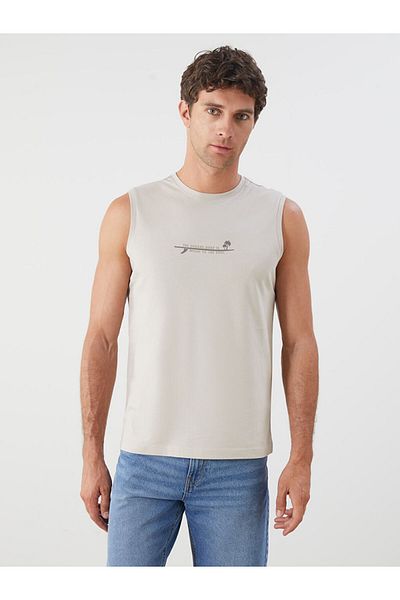 LC Waikiki Quality Parts from Celebi Store |   Crew Neck Printed Men's Sleeveless T-Shirt