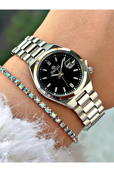 Bentini Women's Wrist Watch with Steel Band - Waterproof, Calendar, 2-Year Warranty