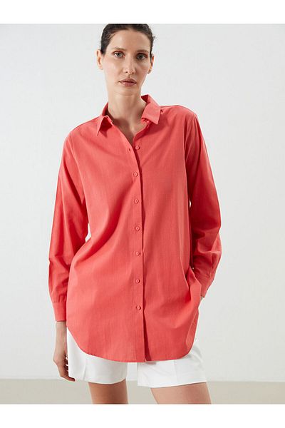 LC Waikiki Pink Regular Fit Women's Shirt Tunic