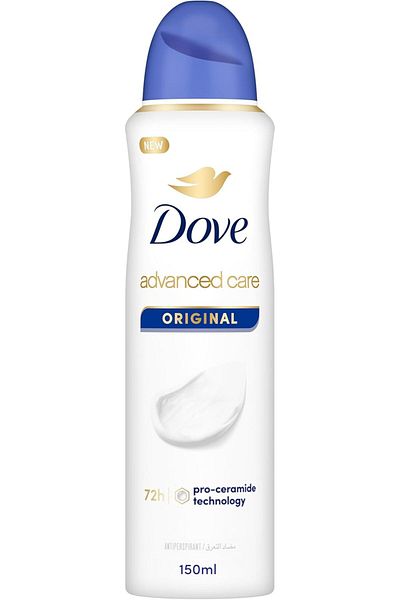 Dove Advanced Care, Antiperspirant Deodorant Spray, Original, 72H Sweat & Odor Protection & Moisturi