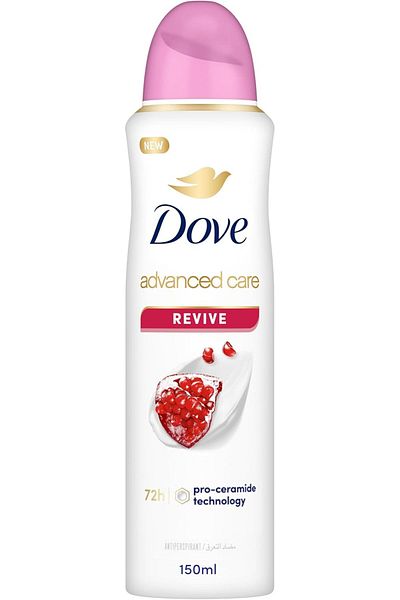Dove Advanced Care, Antiperspirant Deodorant Spray, Revive, 72H Sweat & Odor Protection