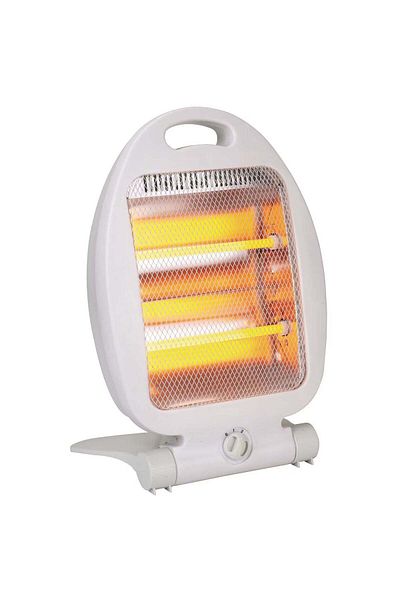 divendi-ro Mini Air Heater R1190, 800W, with Thermostat, 2 Speed Steps and Handle, 38x25x9cm, White