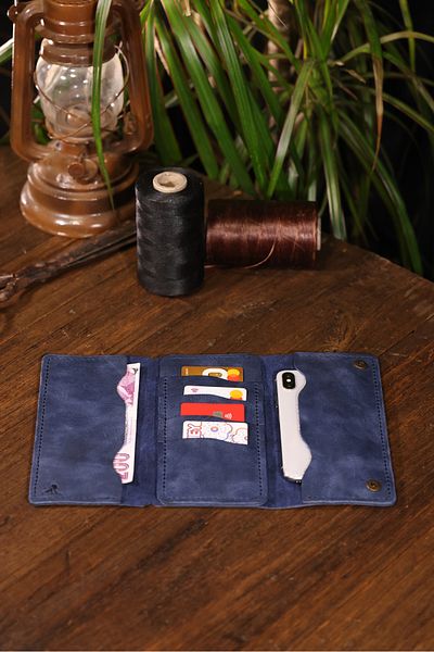 Derimoda Genuine Leather Handmade Long Wallet – Unisex Luxury Model