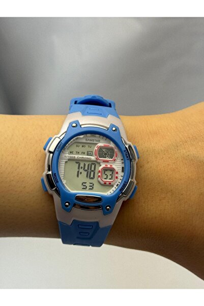 Samstar ساعة يد للأطفال مع منبه ومؤقت و5 ATM مقاومة للماء - هدية