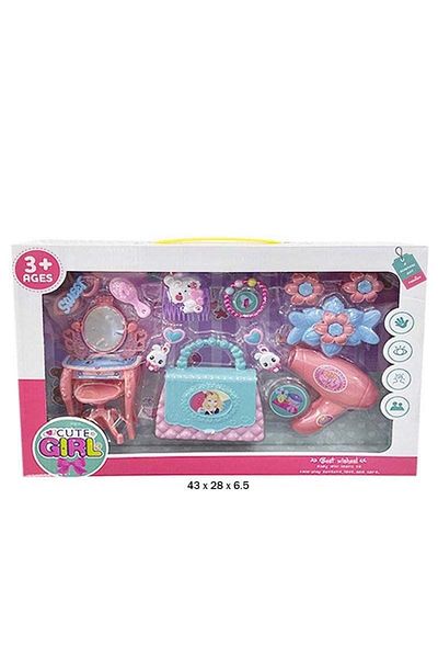 rexa Beauty box with handbag, vanity and hairdryer Beauty salon and fashion toys