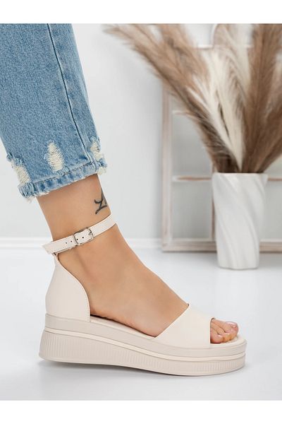 mei Sandale Dama cu Platforma 5HXS50 Bej | Mei