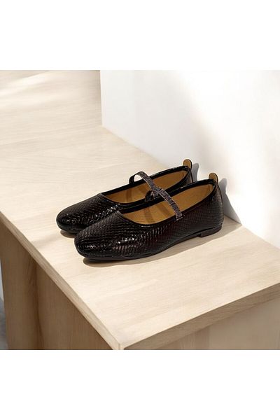 BYRAMSE Hana Trend Elastic Patent Leather Women's Flats Office Shoes Home Flats