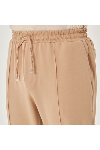 ZİNOX Men's Slim Fit Jogger with Side Pockets, Elastic Laces, Zippered Legs