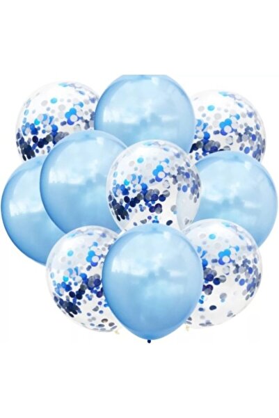 OEM Set 10 Baloane Latex Pentru Petrecere, Bleu