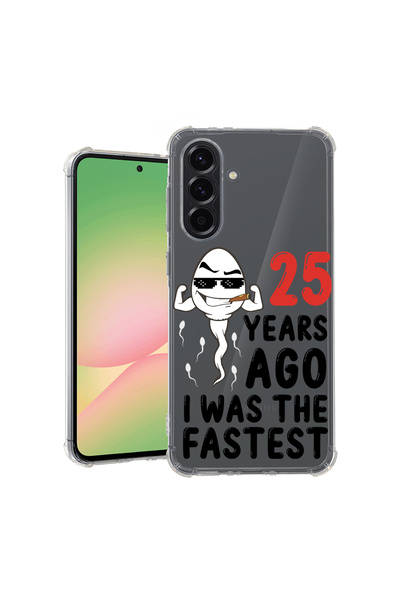 bestcase Carcasă antișoc imprimată pentru Samsung Galaxy A26, acum 25 de ani am fost cel mai rapid, 1926359 AS 1897