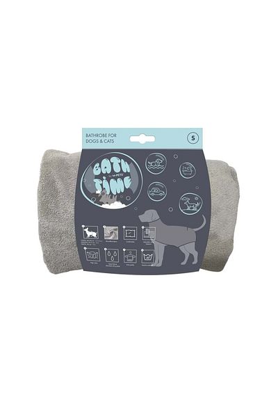 M-PETS Bath Time Bathrobe for Dogs (S)
