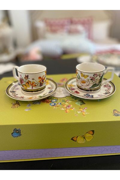 Dekordan House Muse Garden Set of 6 Coffee Cup