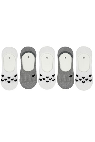 JUST SOCKS Pachet de 5 șosete balerină din bumbac pentru copii