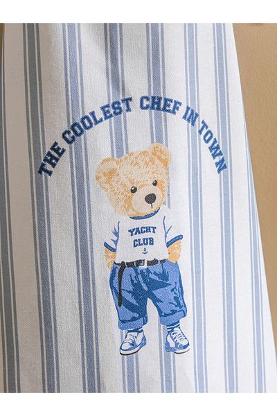 LC Waikiki Mixed Bear Teddy Printed Kitchen Apron