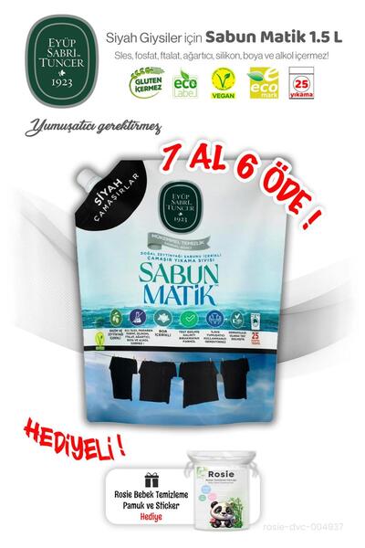 Eyüp Sabri Tuncer 7 AL 6 ÖDE EST Siyah Çamaşırlar Sıvı Sabun Matik 1.5 L ve R...