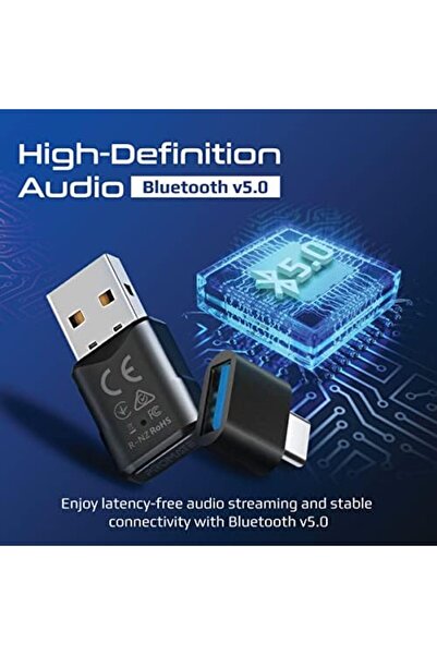 Promate Wireless Audio Adapter, Bluetooth 5.0 Dongle