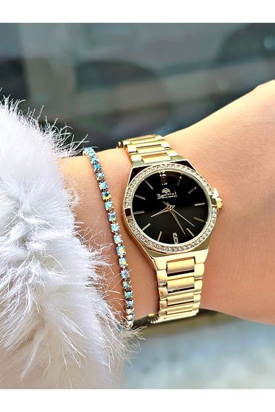 Bentini Women's Wrist Watch with Steel Band - Waterproof, 2-Year Warranty