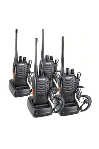 BAOFENG Set of Baofeng BF-888S Radios, 16 Channels, 4 Units