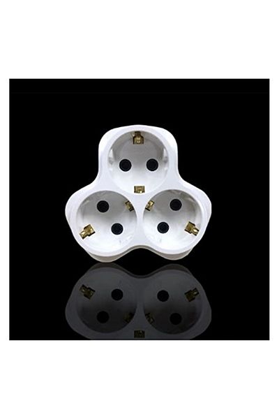 MATMEL Single Business Grounded Triple Plug Socket Bulk