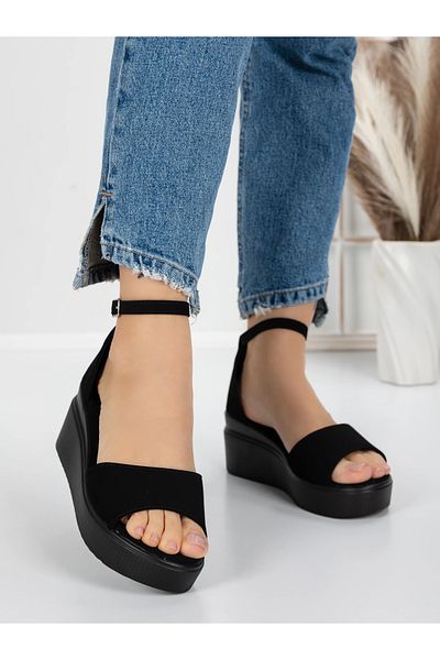 mei Sandale Dama cu Platforma 2PT3 Negru Mei