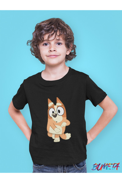 Bumeta Παιδικό μπλουζάκι με χαριτωμένο σκυλί αδέρφια Bluey Bingo