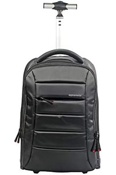 Promate Trolley Laptop Bag, Water-Resistant Versatile Trolley Bag with Secure Multiple Storage and A