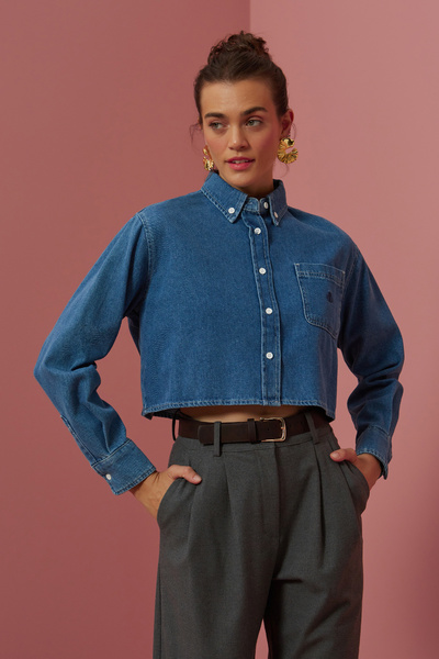 Dahlia Bianca Flora Gömlek