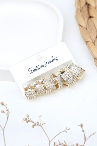Jack Ferrero Luxury Steel/Not Darkening /Women's Earrings