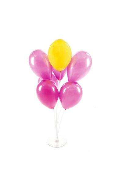 OEM Support 7 Balloons Latex, Plastic, Transparent, 70 cm