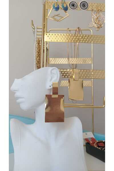 DEROSA JEWELRY&TEXTILES HER KOMBİNE UYUMUYLA GÖZ ALICI DİKKAT ÇEKİCİ ÇELİK ZARA KÜPE