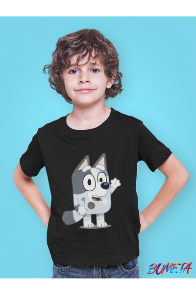 Bumeta Μπλουζάκι για παιδιά Bluey Cute Dog Brothers Mackenzie