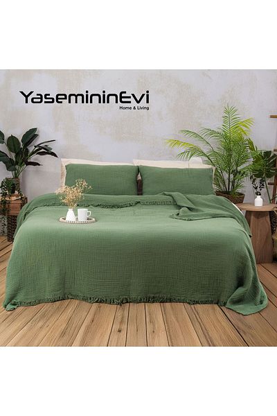 YASEMİNİNEVİ ΚΡΕΒΑΤΙ ΠΙΚΕ ΠΟΛΥ ΜΟΥΣΛΙΝΑ 4 ΣΤΡΩΜΑΤΑ (260 x 240 cm)