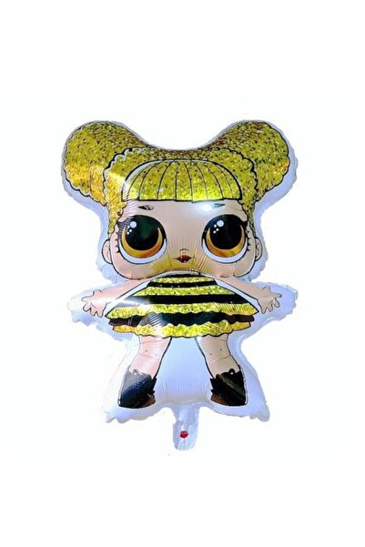 OEM Balon gigant din folie printesa, supapa de autoetansare, 74 x 49 cm, gold