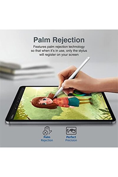 Promate Stylus Pen, Stylus Pencil for iPad with Palm Rejection, Tilt Recognition, Bluetooth v5.0, Ba