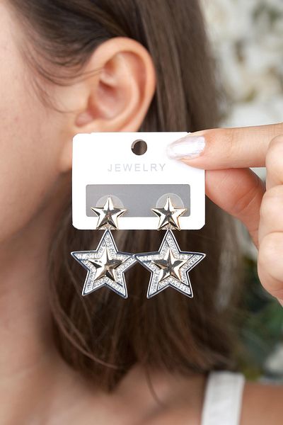 Jack Ferrero Luxury Steel/Not Darkening /Women's Earrings