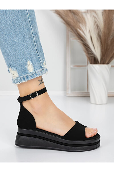 mei Sandale Dama cu Platforma 5HXS50 Negru | Mei