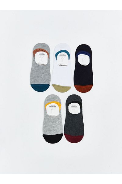 LC Waikiki Mixed Men's Ballerina Socks 5-Piece