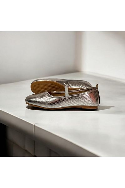 BYRAMSE Hana Trend Elastic Patent Leather Women's Flats Office Shoes Home Flats