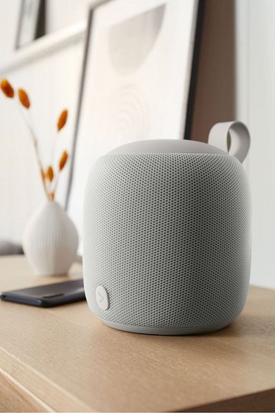 Tchibo Fabric Bluetooth Speaker, Ash Grey