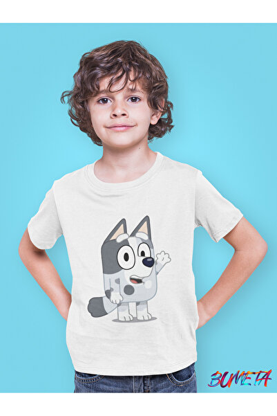 Bumeta Μπλουζάκι για παιδιά Bluey Cute Dog Brothers Mackenzie