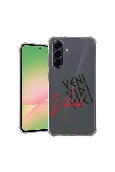 bestcase ® Carcasă antișoc pentru Samsung Galaxy S24 FE, Veni Vidi Vici, 1828623 AS 1891