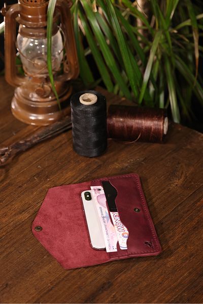 Derimoda Genuine Leather Handmade Long Wallet – Stylish and Durable for Women & Men