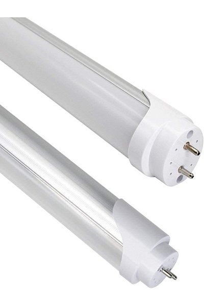 Yuwell مصباح LED T8 من YU WELL أنبوب إضاءة LED بطول 2 قدم، 900 لومن، 9 وات، تيار متردد 85-265 فولت، عبوة من 4 أنابيب إضاءة (6000 كلفن)