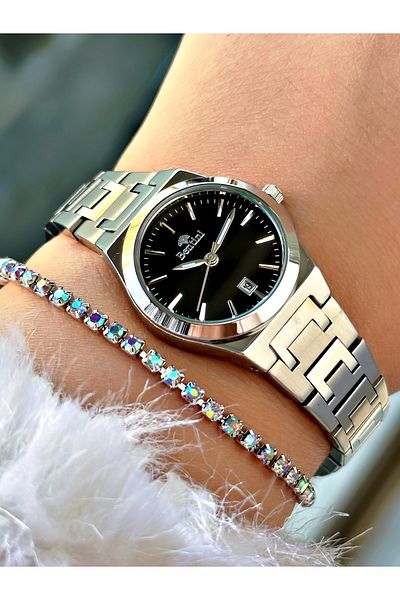 Bentini Women's Wrist Watch with Steel Band - Waterproof, Calendar, 2-Year Warranty