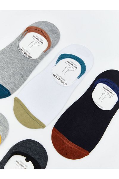 LC Waikiki Mixed Men's Ballerina Socks 5-Piece