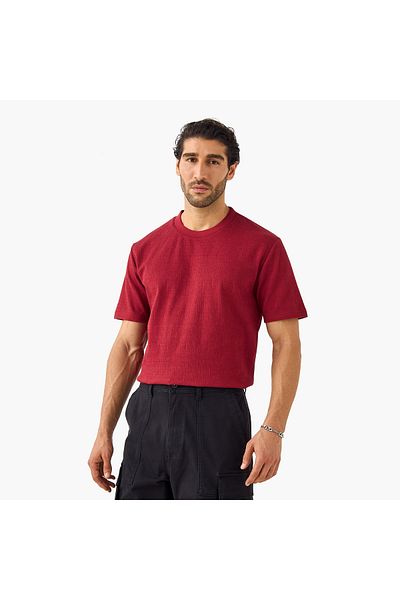 Iconic Relaxed Fit Textured T-shirt
